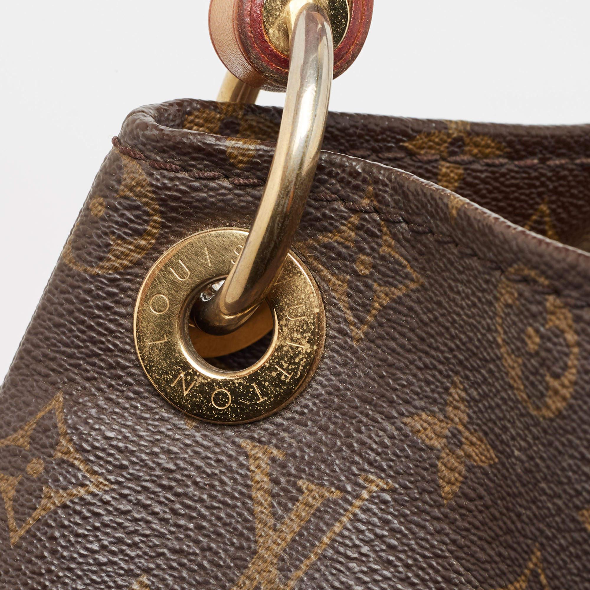 Louis Vuitton - Sac Artsy MM en toile avec monogramme en vente 5