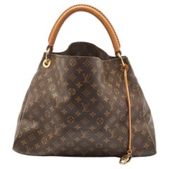 Louis Vuitton Monogrammierte Artsy MM-Tasche aus Segeltuch