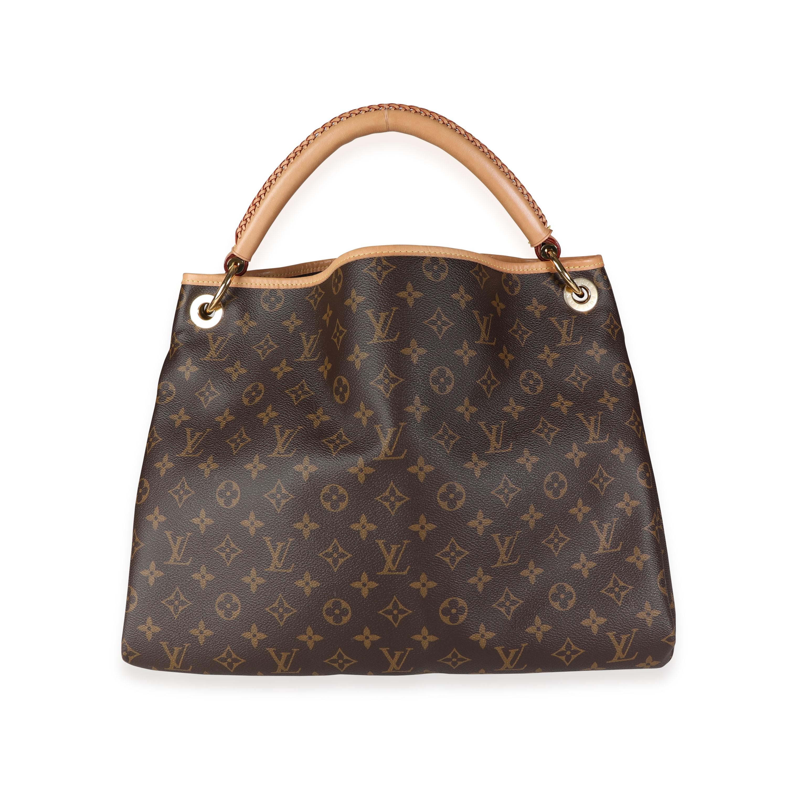 Listing Title: Louis Vuitton Monogram Canvas Artsy MM
SKU: 117654
MSRP: 2350.00
Condition: Pre-owned (3000)
Condition Description: The Artsy offers space and style: constructed in classic Monogram Canvas with an intricately woven leather