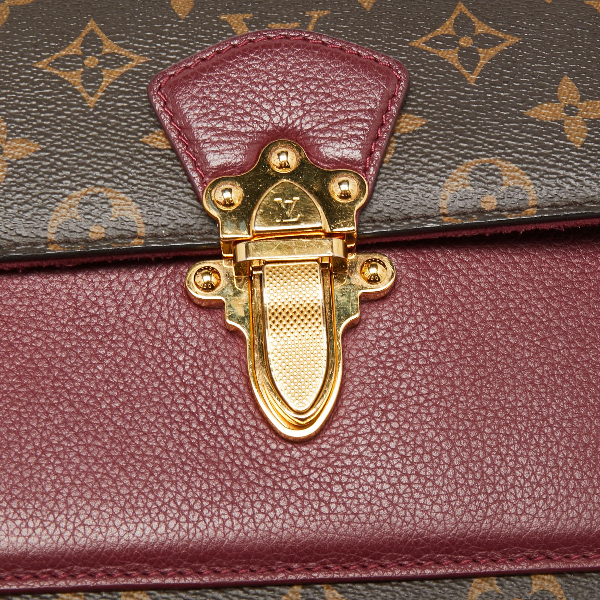 Louis Vuitton Monogram Canvas Aurore Leather Victoire Chain Bag 4