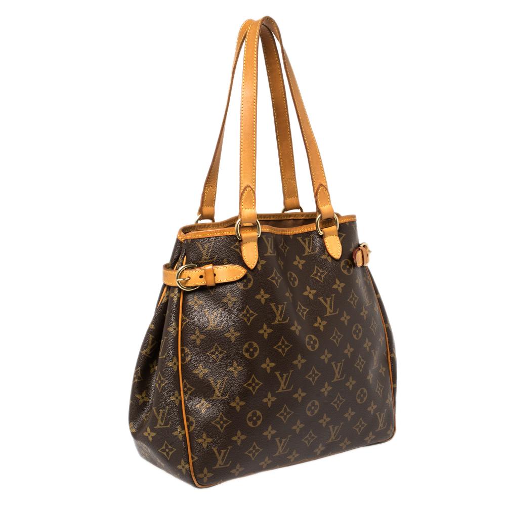 Louis Vuitton Monogram Canvas Batignolles Vertical Bag In Good Condition In Dubai, Al Qouz 2