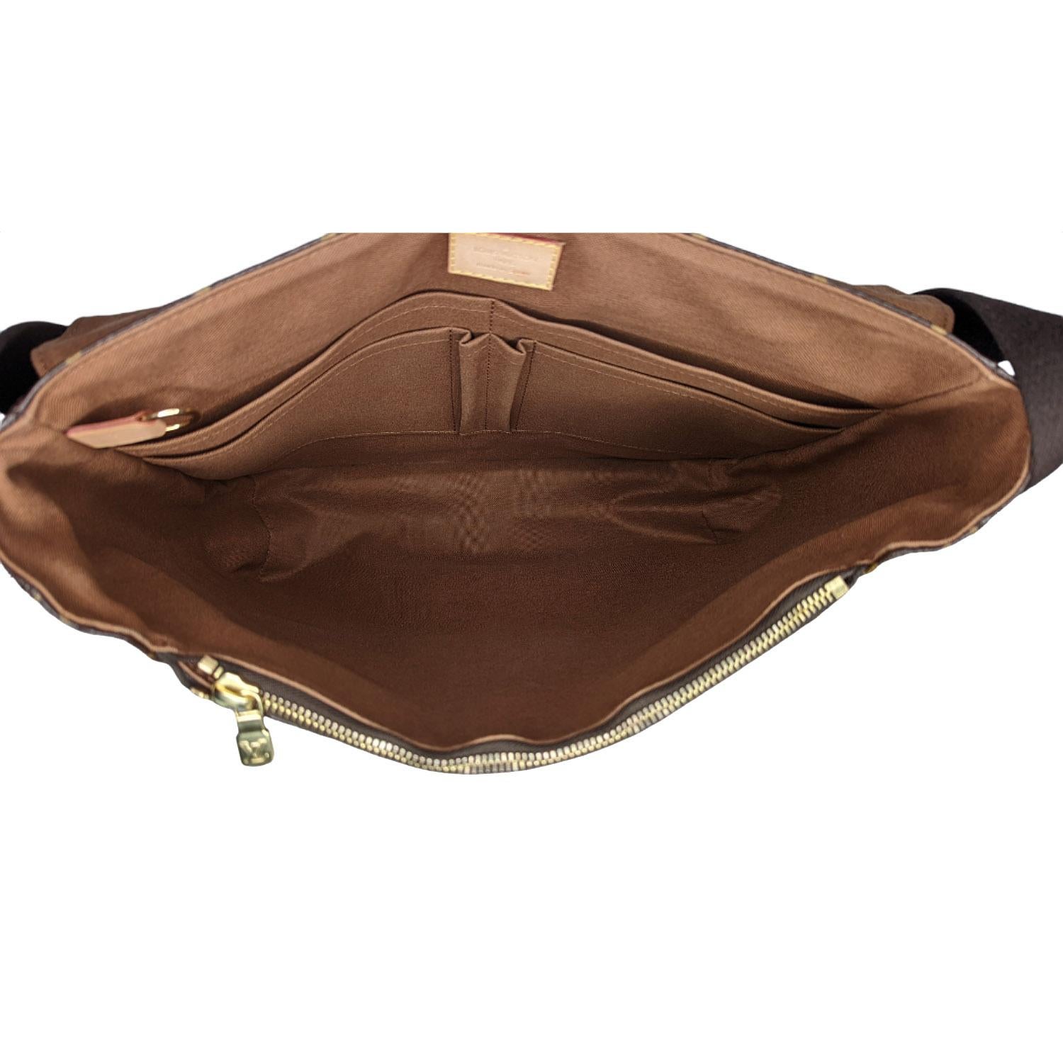 Black Louis Vuitton Monogram Canvas Beaubourg MM Messenger Bag