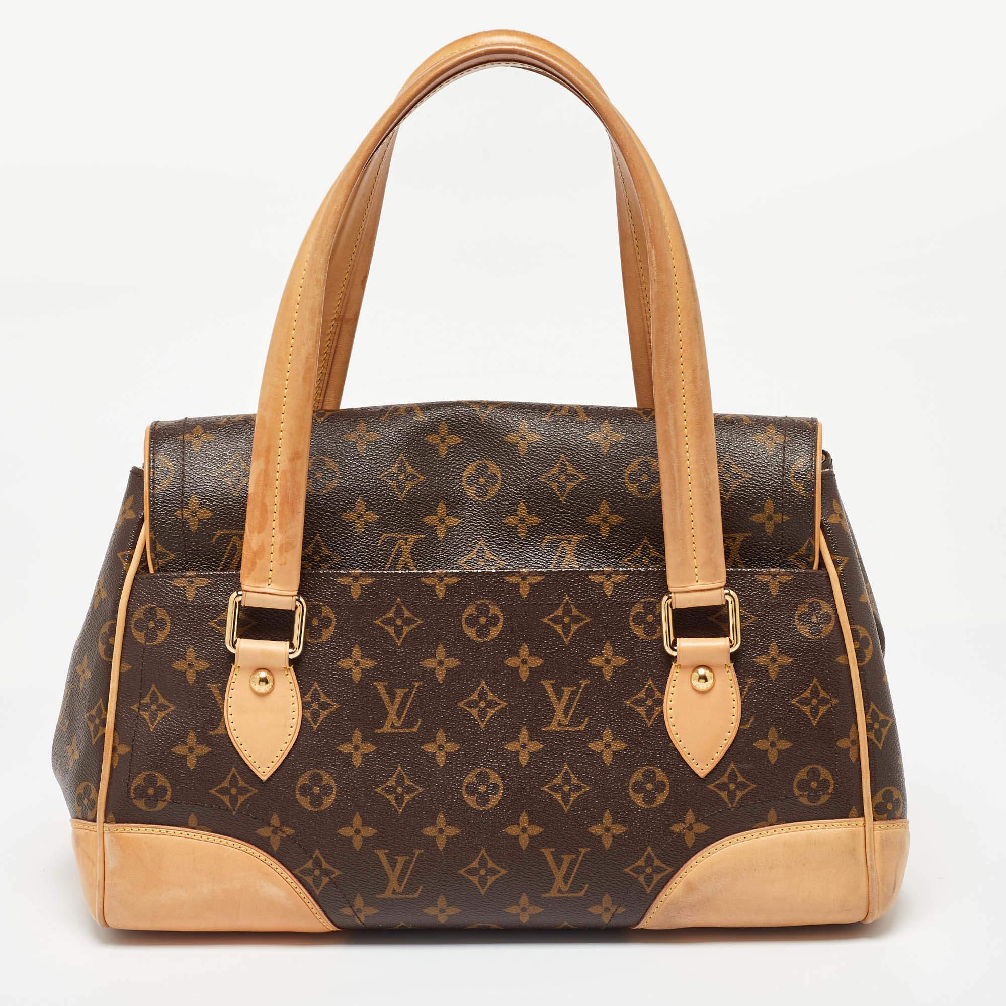 Louis Vuitton Monogram Canvas Beverly GM Bag In Fair Condition For Sale In Dubai, Al Qouz 2