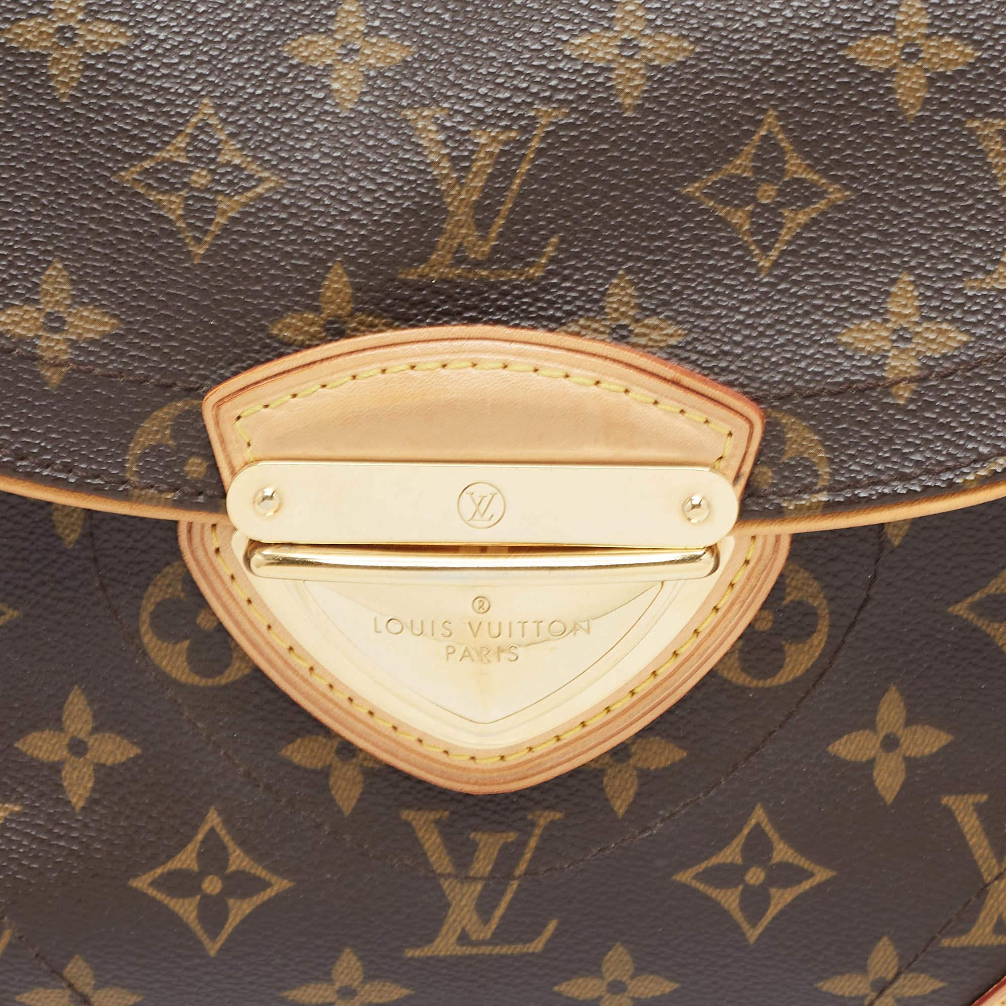 Louis Vuitton Monogramm Segeltuch Beverly MM Tasche im Angebot 7