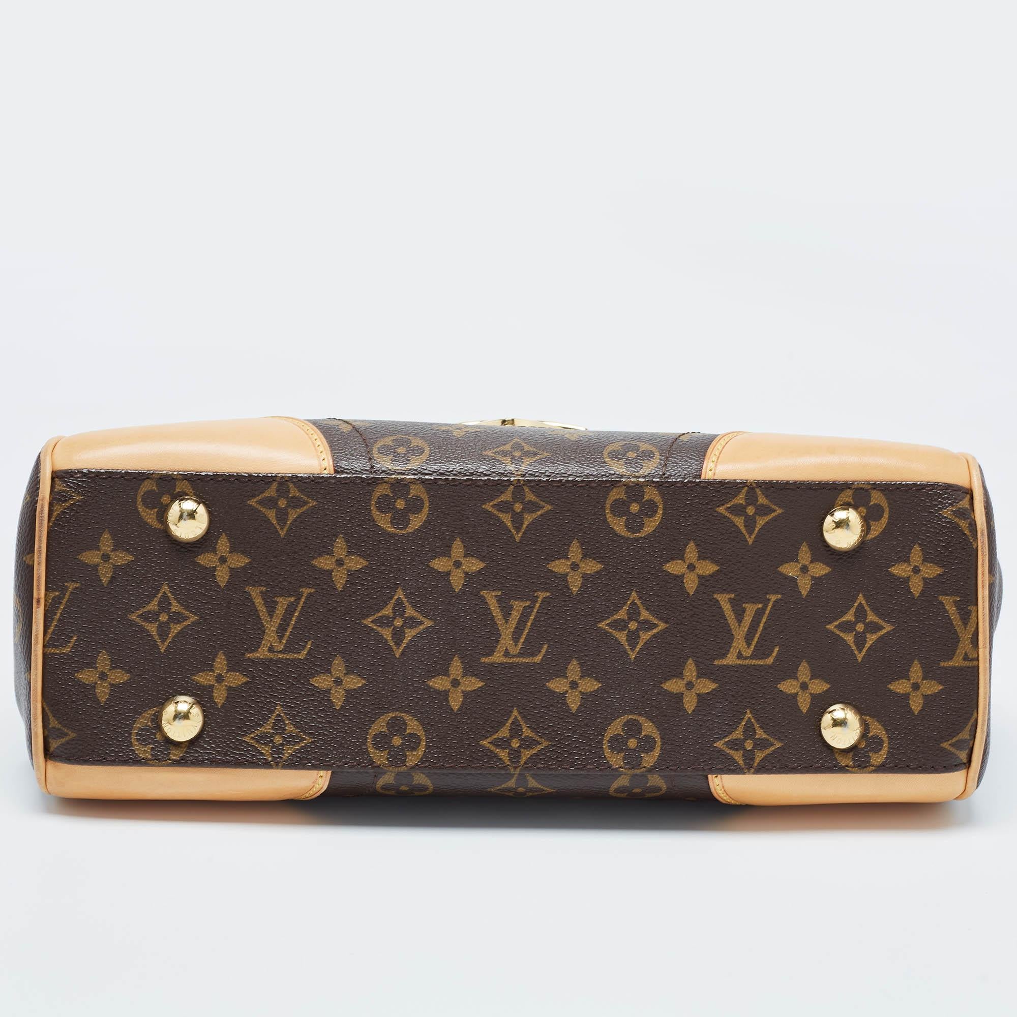 Louis Vuitton Monogramm Segeltuch Beverly MM Tasche im Angebot 1