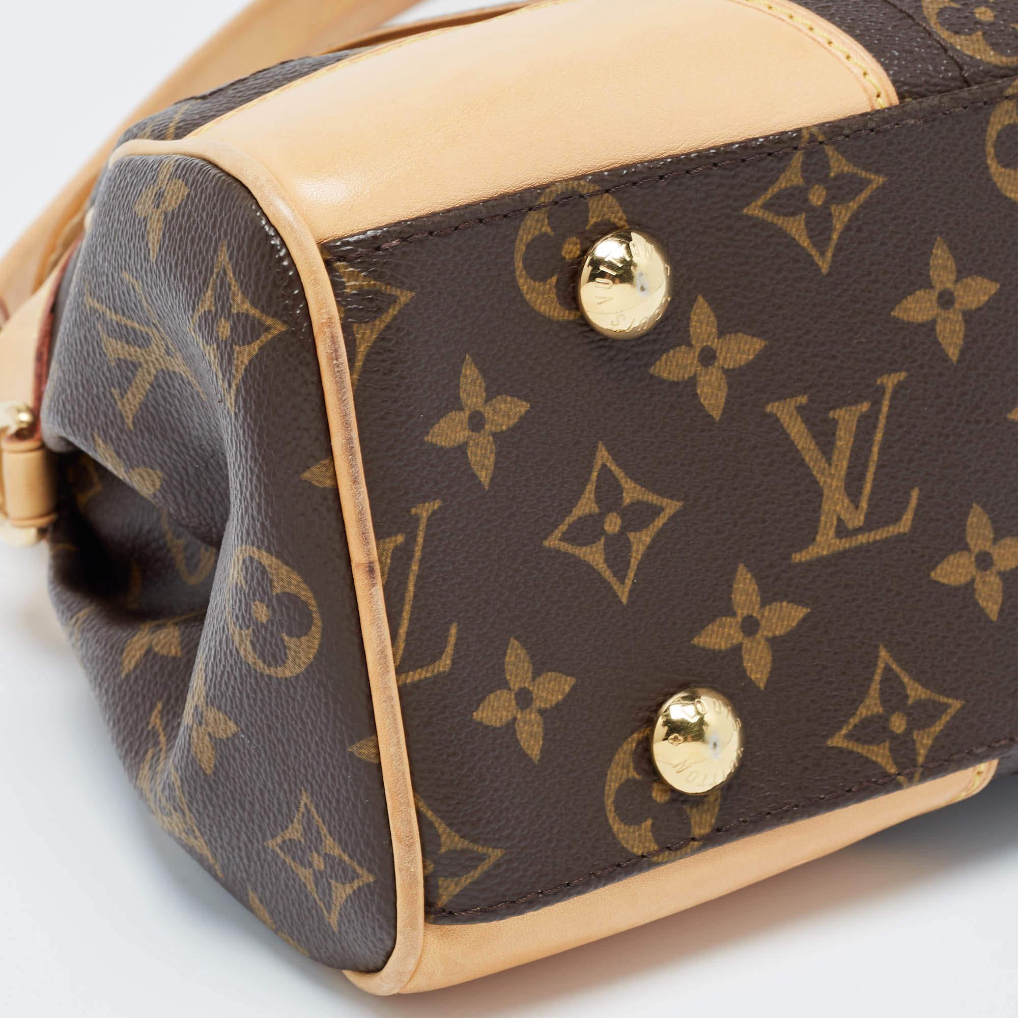 Louis Vuitton Monogramm Segeltuch Beverly MM Tasche im Angebot 5