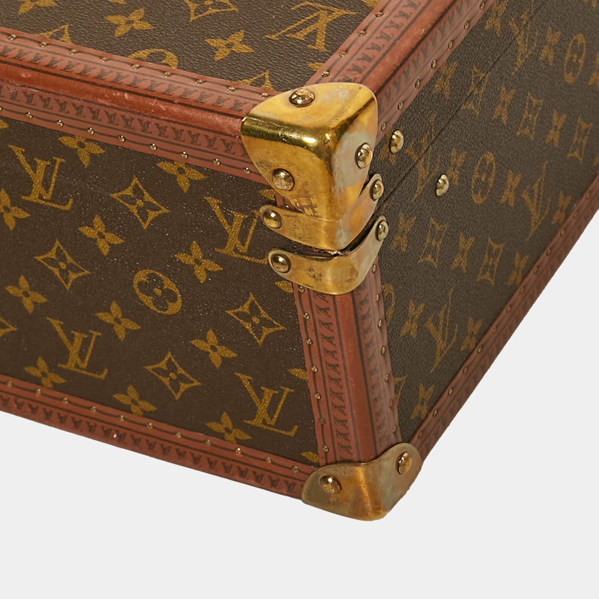 Louis Vuitton Monogram Canvas Bisten 80 Suitcase For Sale 4