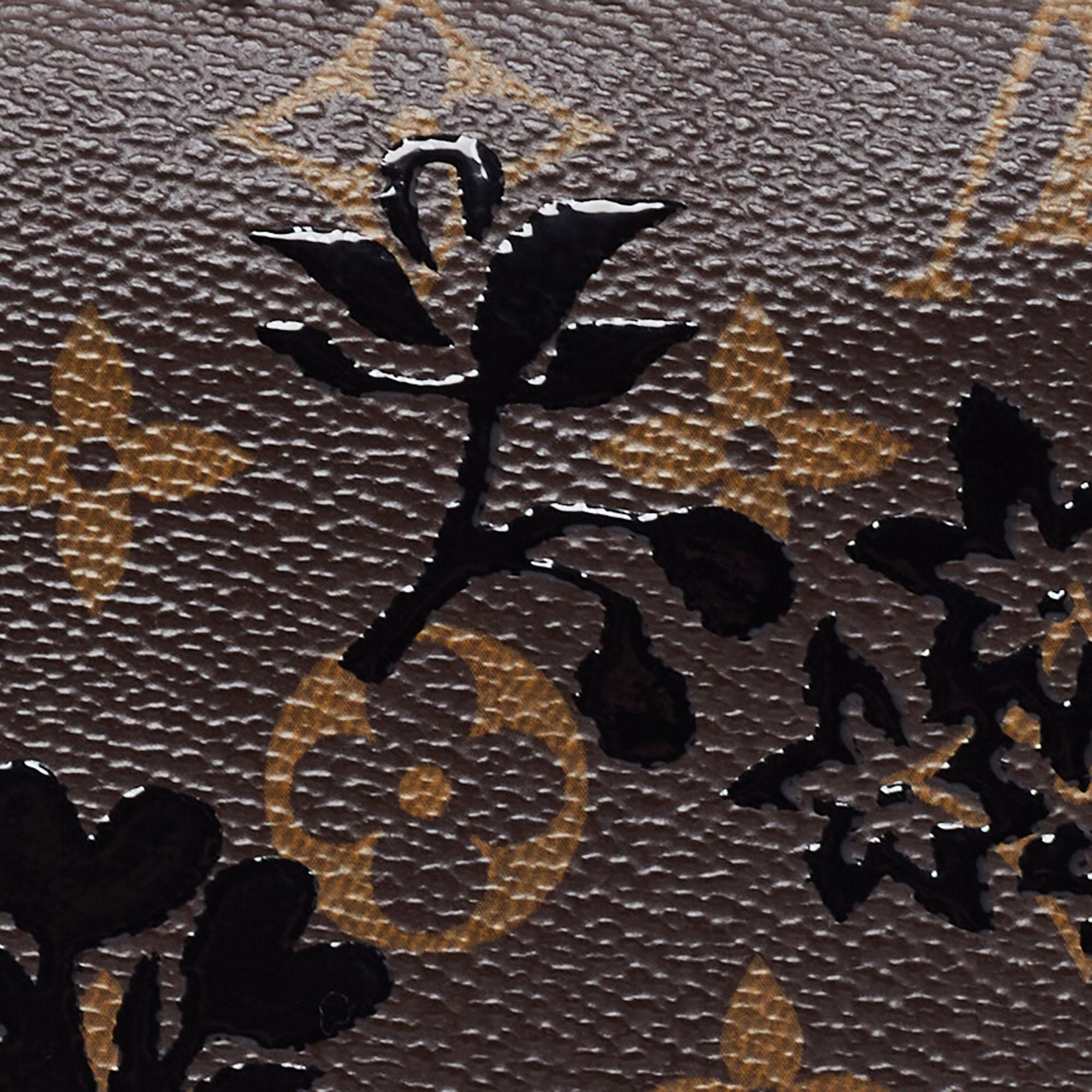 Louis Vuitton Monogram Canvas Blossom Pochette Felicie Clutch Bag 2