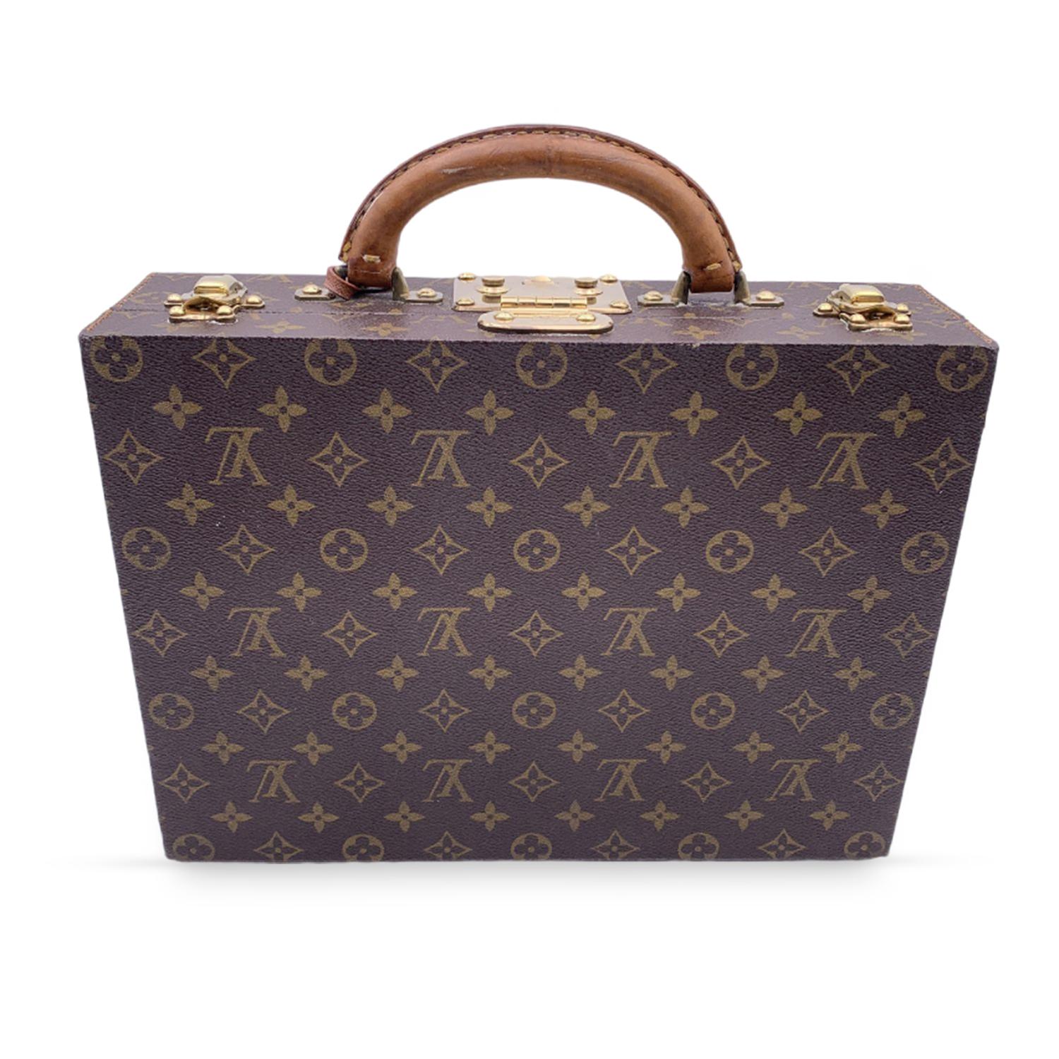 Black Louis Vuitton Monogram Canvas Boite Bijoux Jewelry Case Travel Bag For Sale