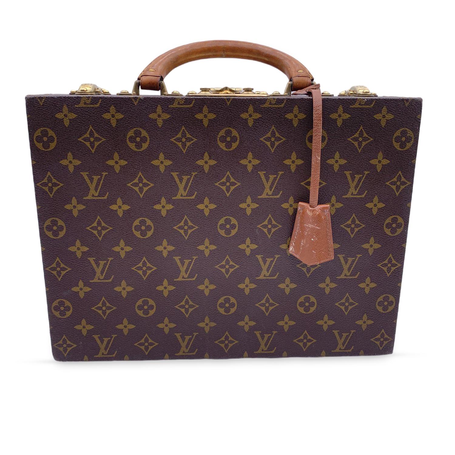 Louis Vuitton Monogram Canvas Boite Bijoux Jewelry Case Travel Bag For Sale 3