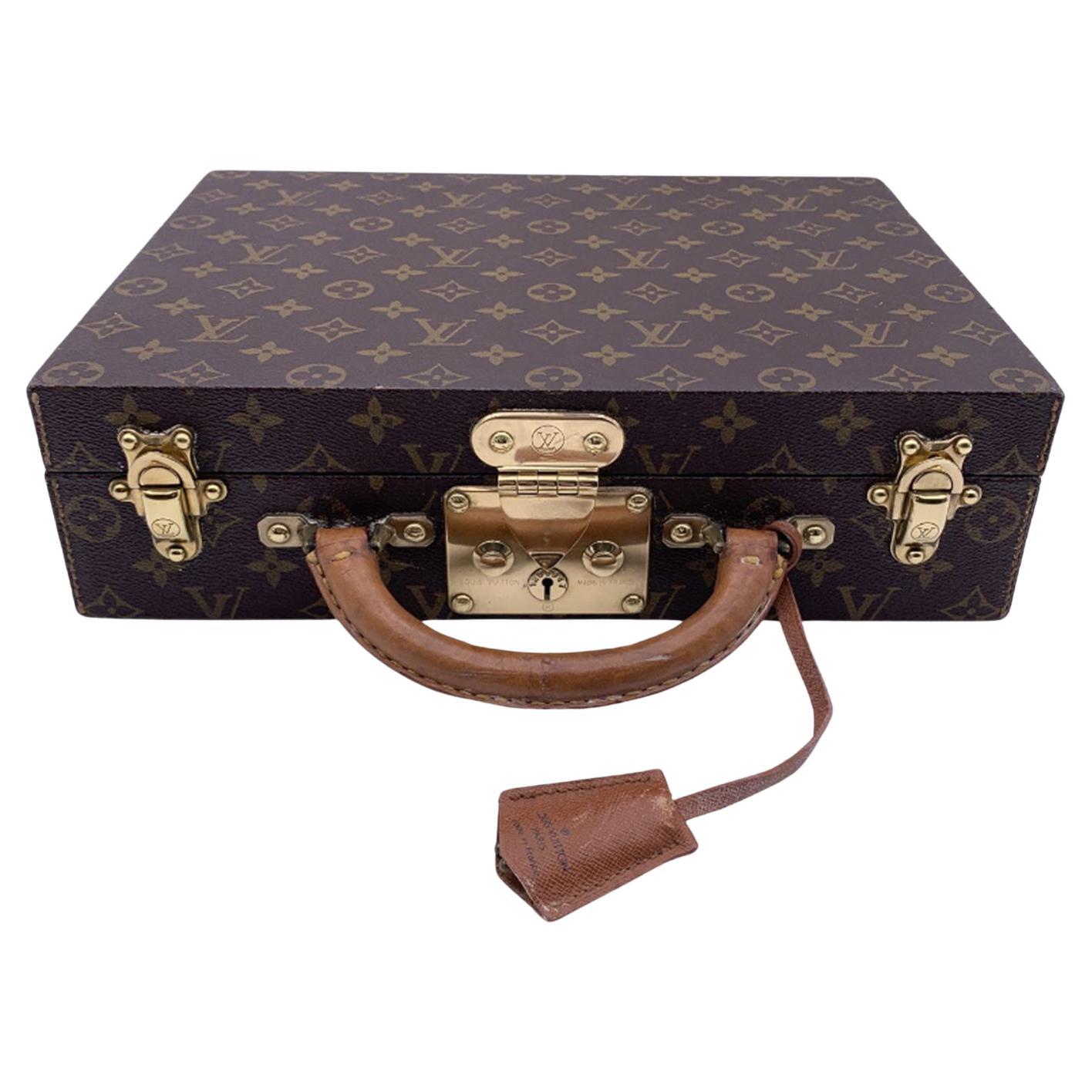 Sac de voyage Louis Vuitton Monogram Boite Bijoux Jewelry Case en vente