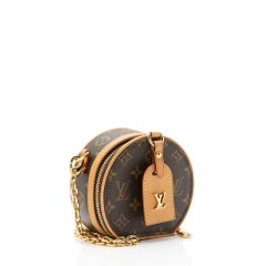 Louis Vuitton Monogram Canvas Boite Chapeau Necklace Bag