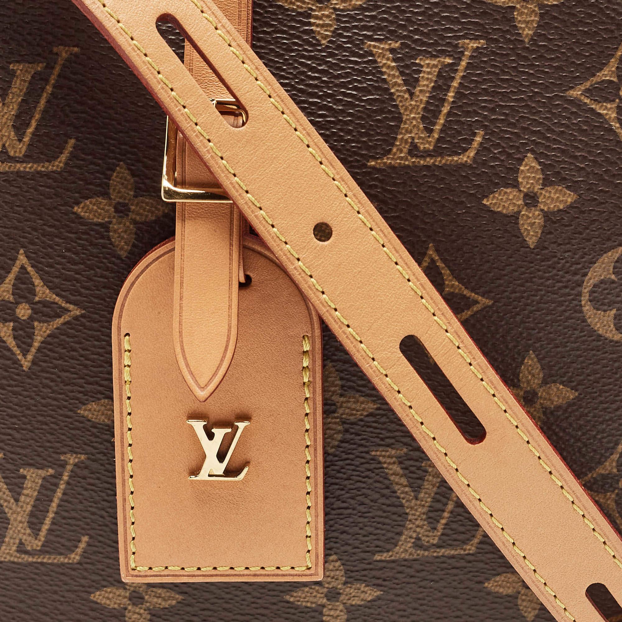 Louis Vuitton Boite Chapeau Souple MM Tasche mit Monogramm aus Segeltuch Damen im Angebot