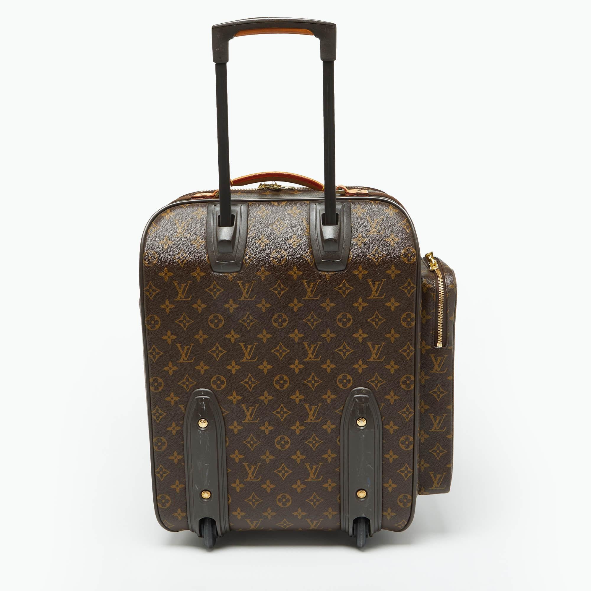 Louis Vuitton Monogram Canvas Bosphore 50 Luggage In Good Condition In Dubai, Al Qouz 2