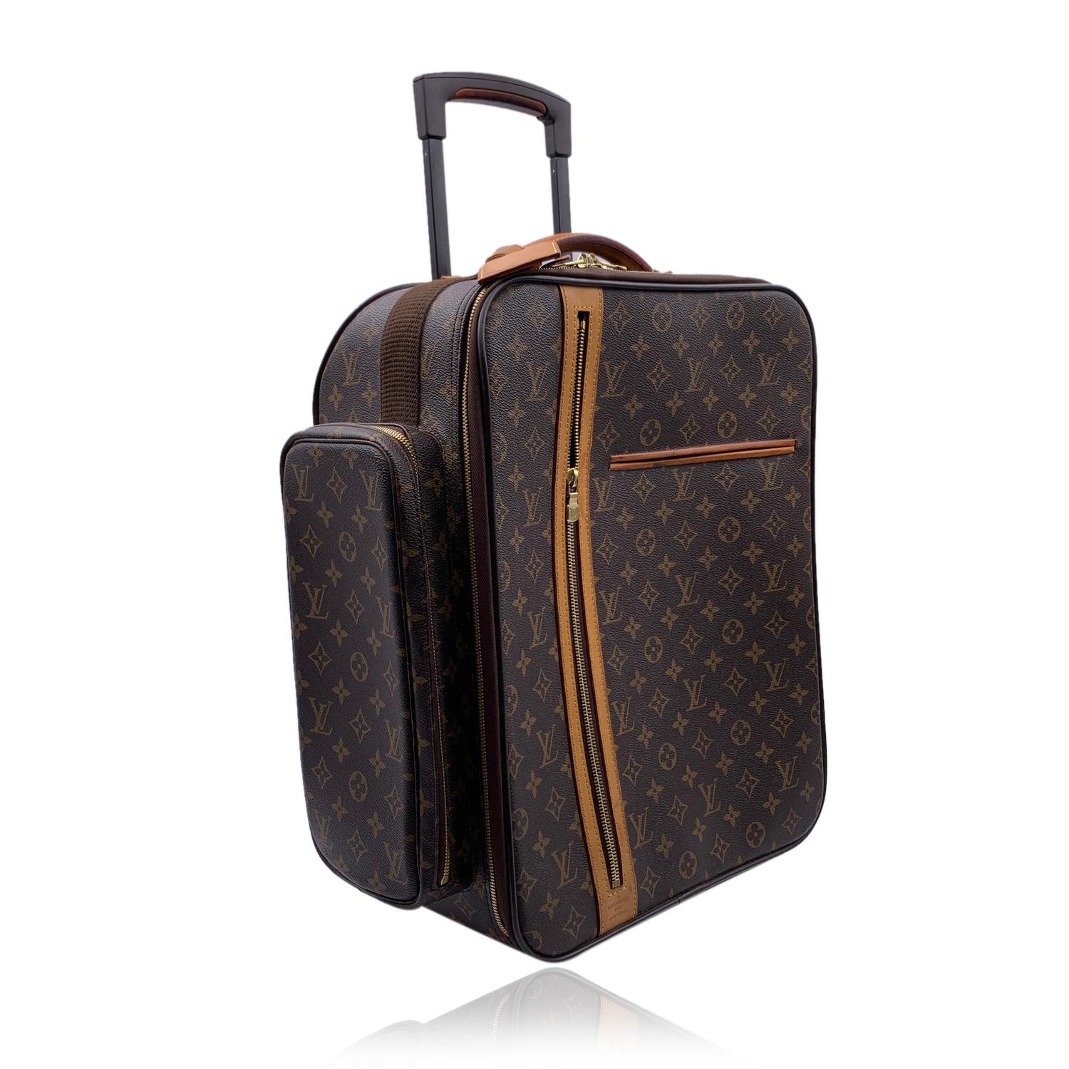 Black Louis Vuitton Monogram Canvas Bosphore 50 Rolling Suitcase