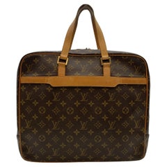 Used Louis Vuitton Monogram Canvas Briefcase Pegase Laptop Bag