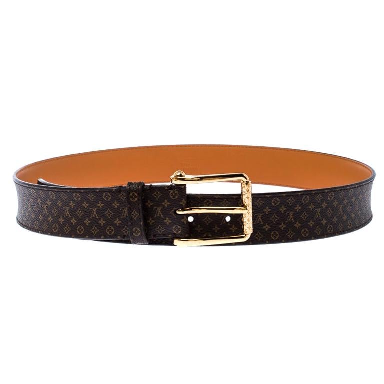 Louis Vuitton Monogram Canvas Buckle Belt 105CM at 1stDibs louis