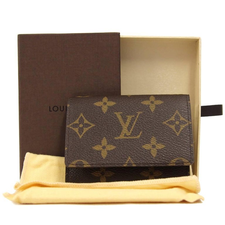 Louis Vuitton Monogram Canvas Business Card Holder, 2000s at 1stdibs
