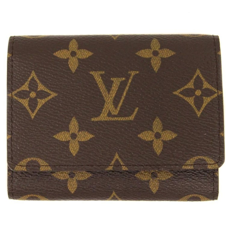 Louis Vuitton Monogram Canvas Business Card Holder, 2000s at