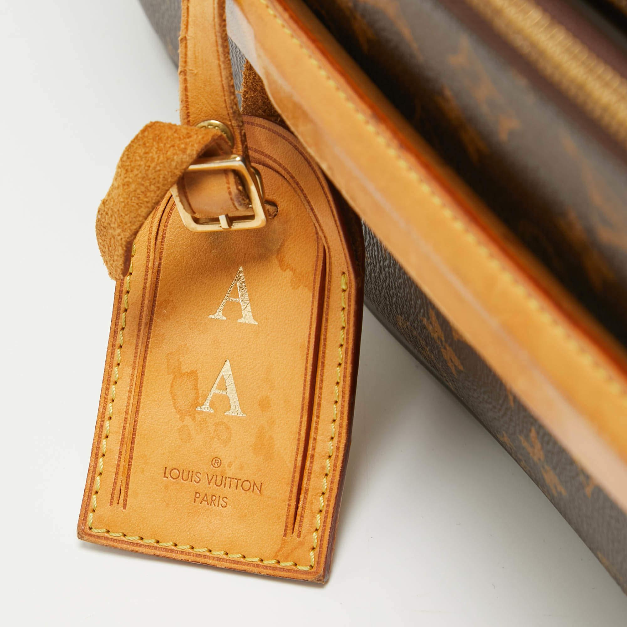 Louis Vuitton Monogram Canvas Business Pegase 55 Gepäckstücke aus Segeltuch im Angebot 1