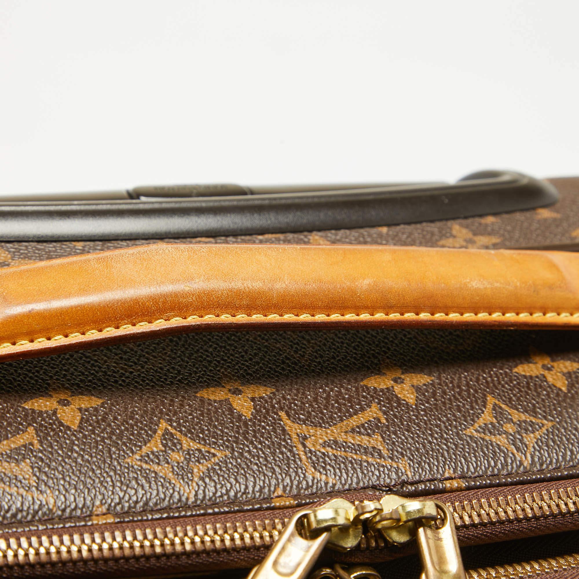 Louis Vuitton Monogram Canvas Business Pegase 55 Gepäckstücke aus Segeltuch im Angebot 2