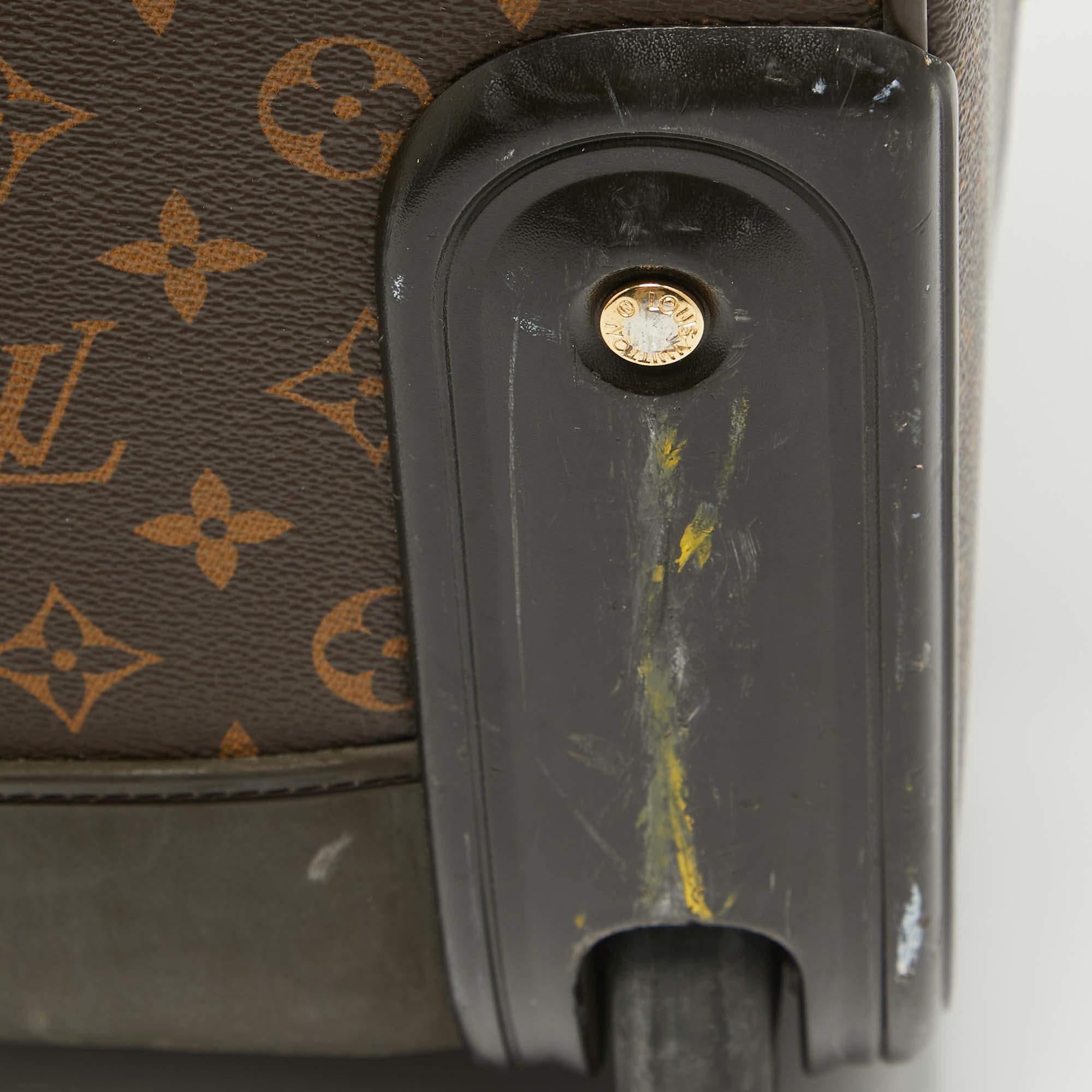 Louis Vuitton Monogram Canvas Business Pegase 55 Gepäckstücke aus Segeltuch im Angebot 4
