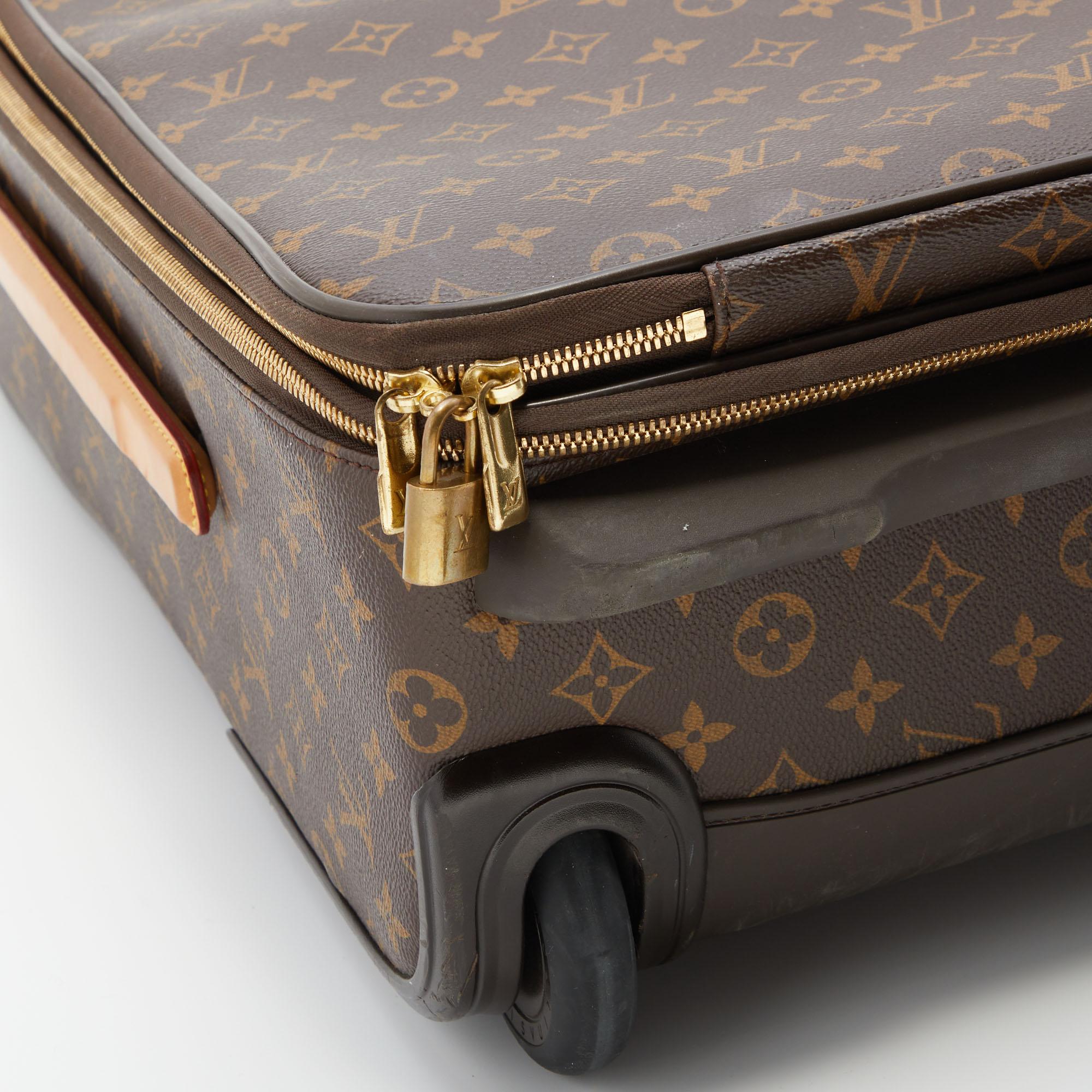 Louis Vuitton Monogram Canvas Business Pegase Legere 55 Luggage 4