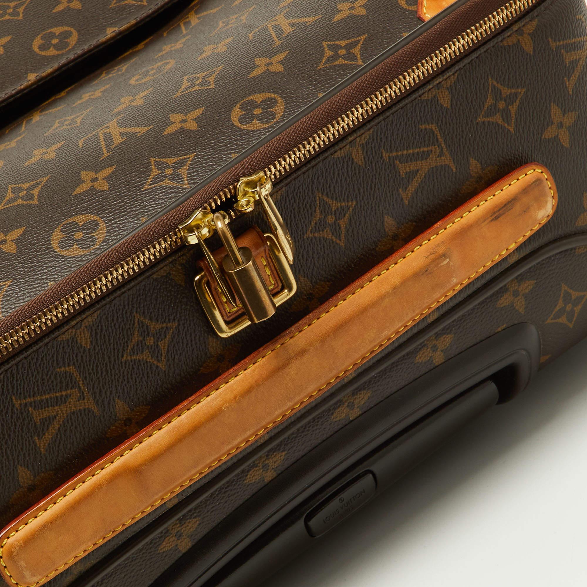 Louis Vuitton Monogram Canvas Business Pegase Legere 55 Luggage For Sale 8