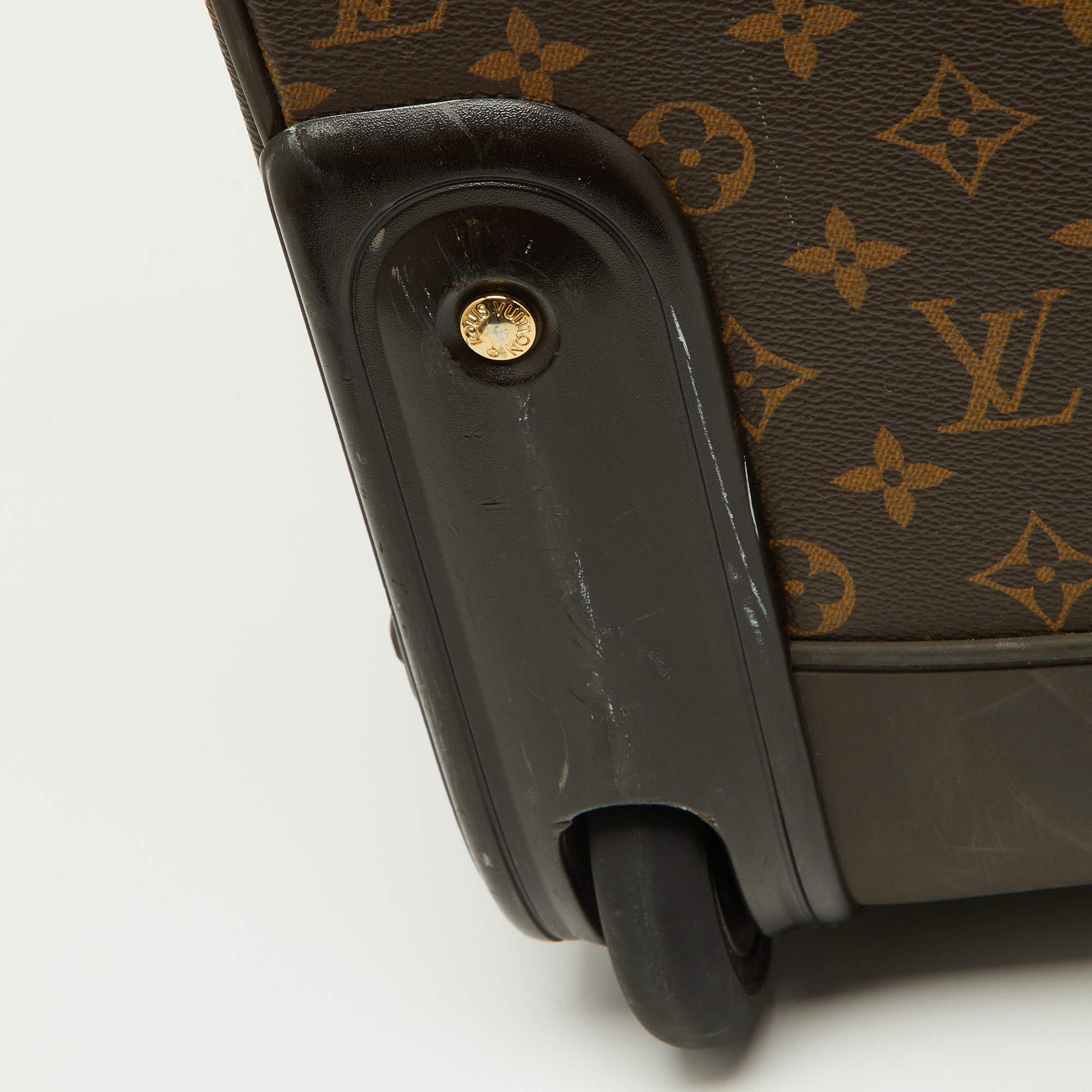 Louis Vuitton Monogram Canvas Business Pegase Legere 55 Luggage 8