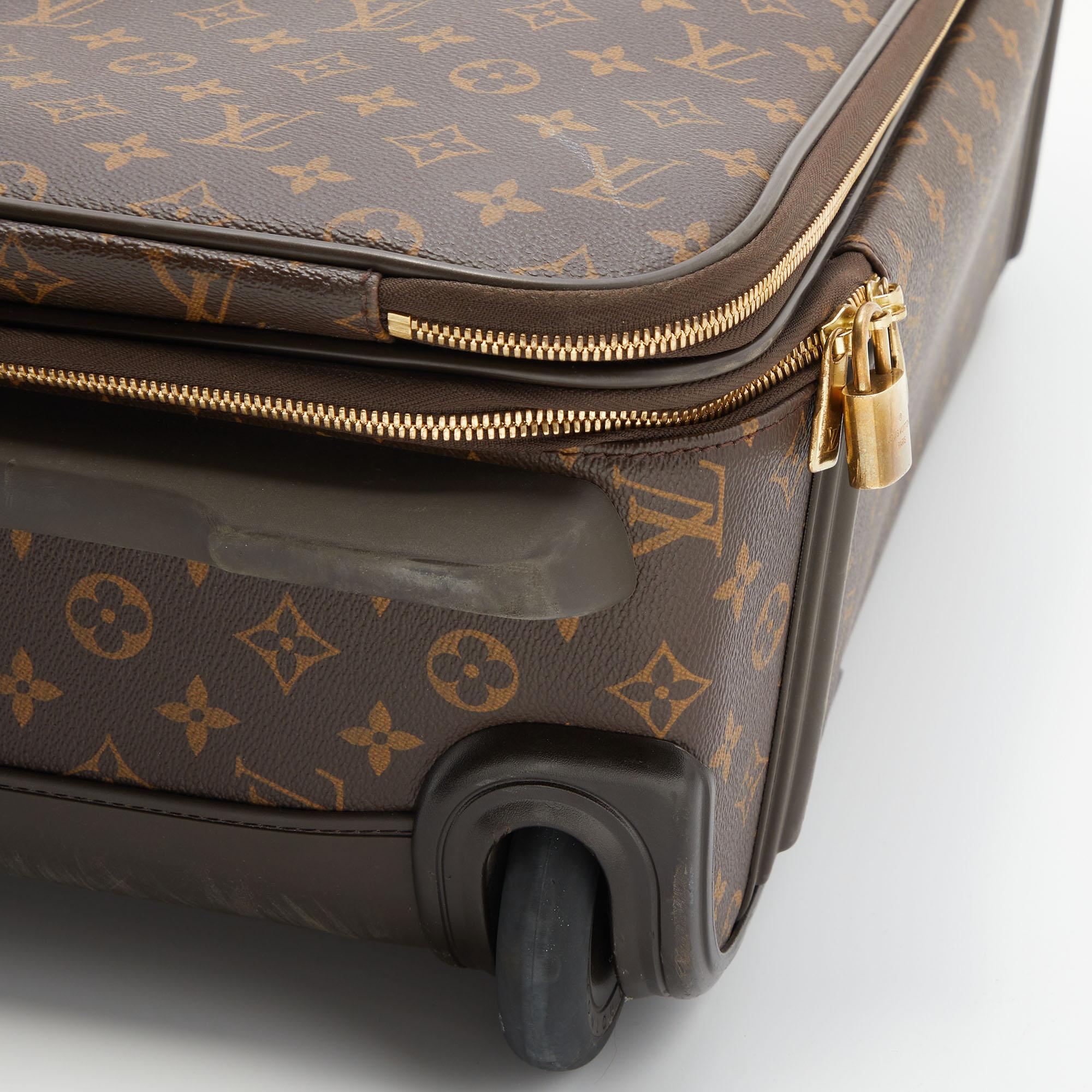 Louis Vuitton Monogram Canvas Business Pegase Legere 55 Luggage 5
