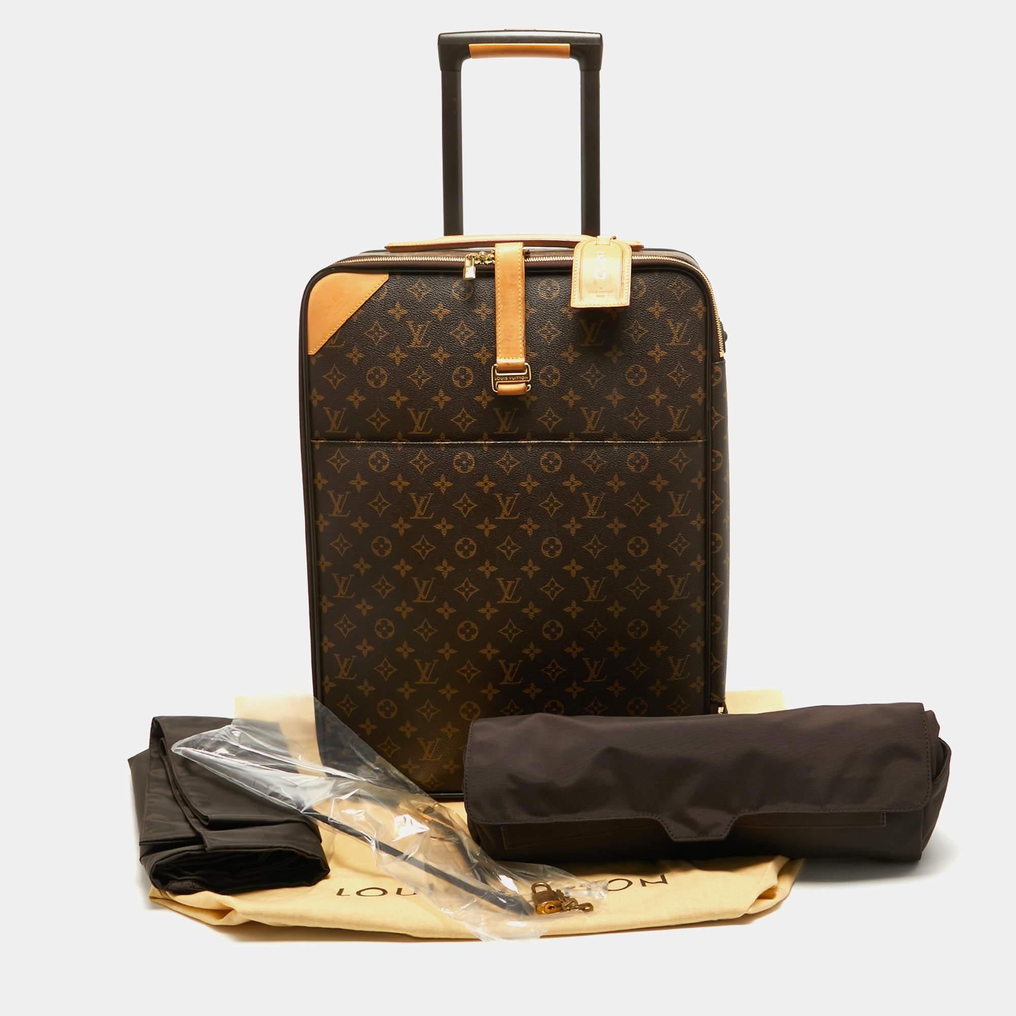 Louis Vuitton Monogram Canvas Business Pegase Legere 55 Luggage 9