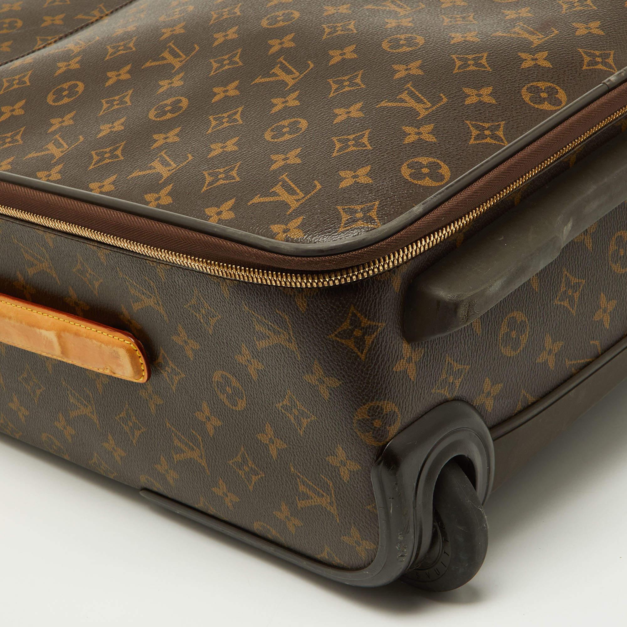 Louis Vuitton Monogram Canvas Business Pegase Legere 55 Luggage For Sale 15