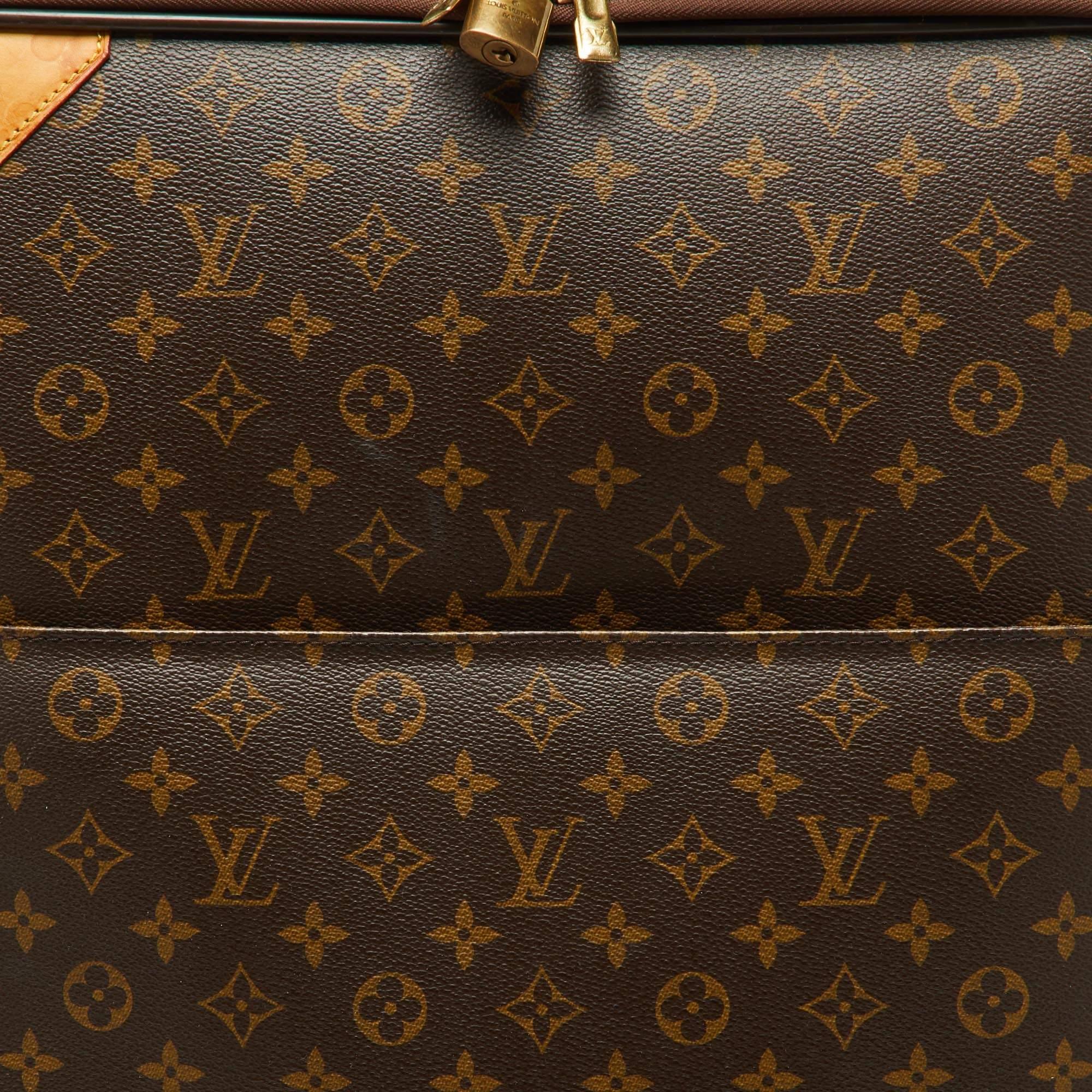 Monogrammiertes Canvas Business Pegase Legere 55 Gepäckstücke von Louis Vuitton im Angebot 1