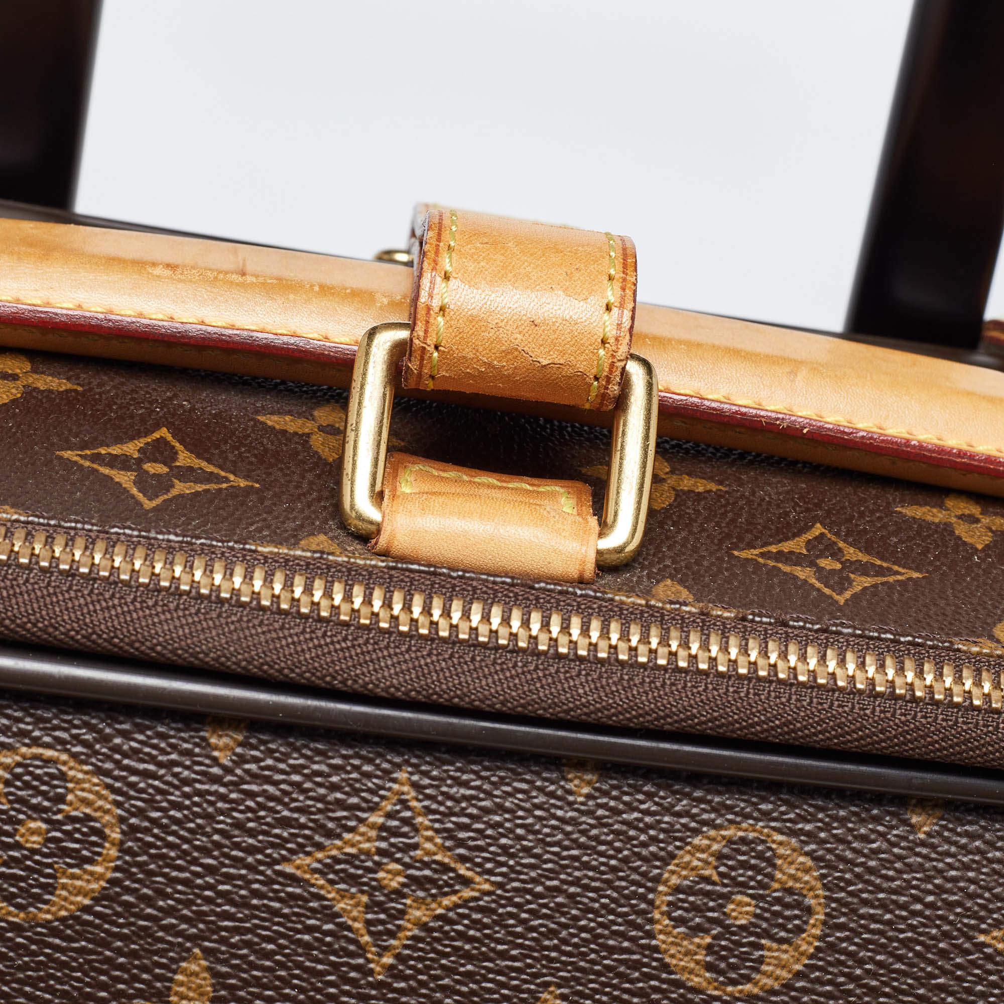 Monogrammiertes Canvas Business Pegase Legere 55 Gepäckstücke von Louis Vuitton im Angebot 1