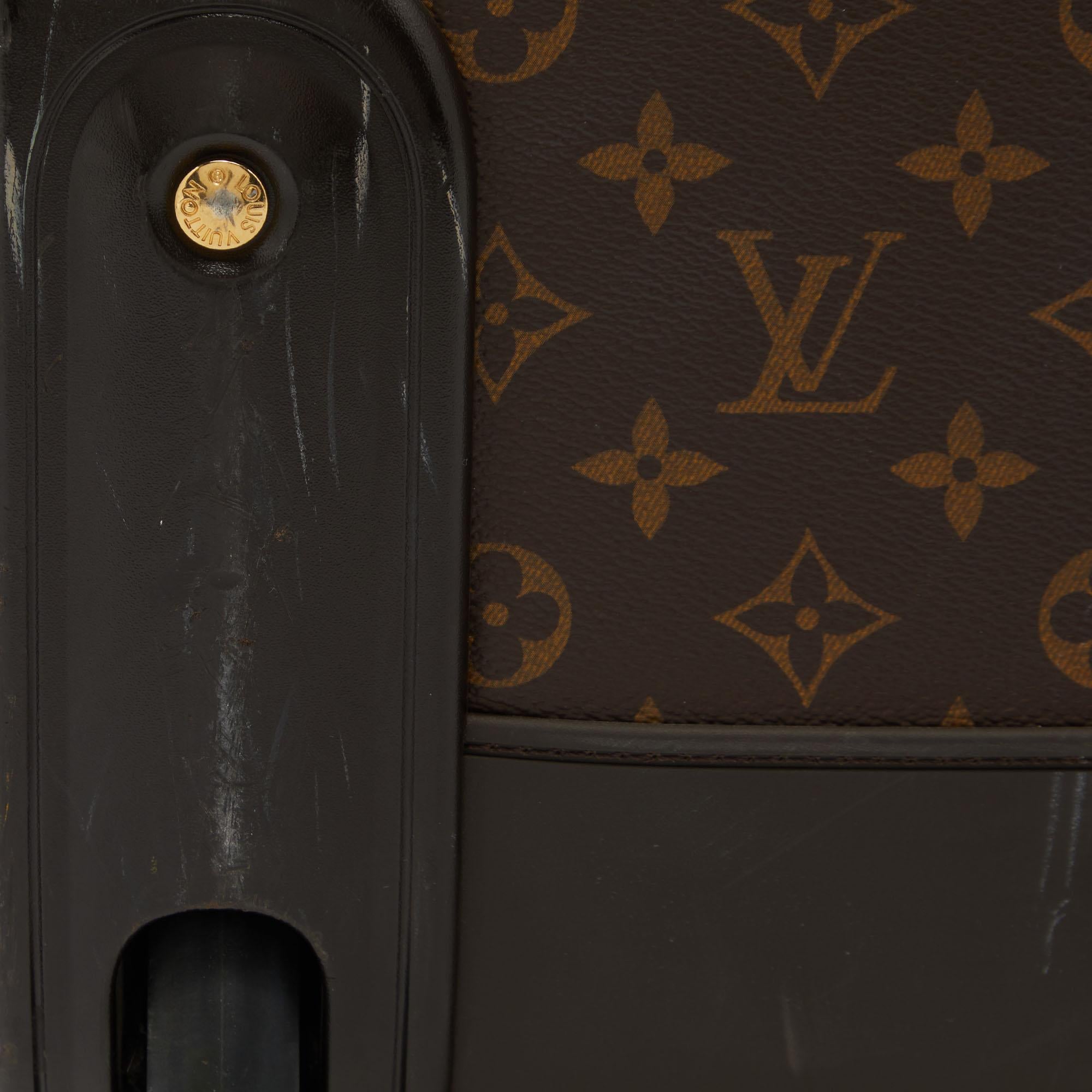 Black Louis Vuitton Monogram Canvas Business Pegase Legere 55 Luggage