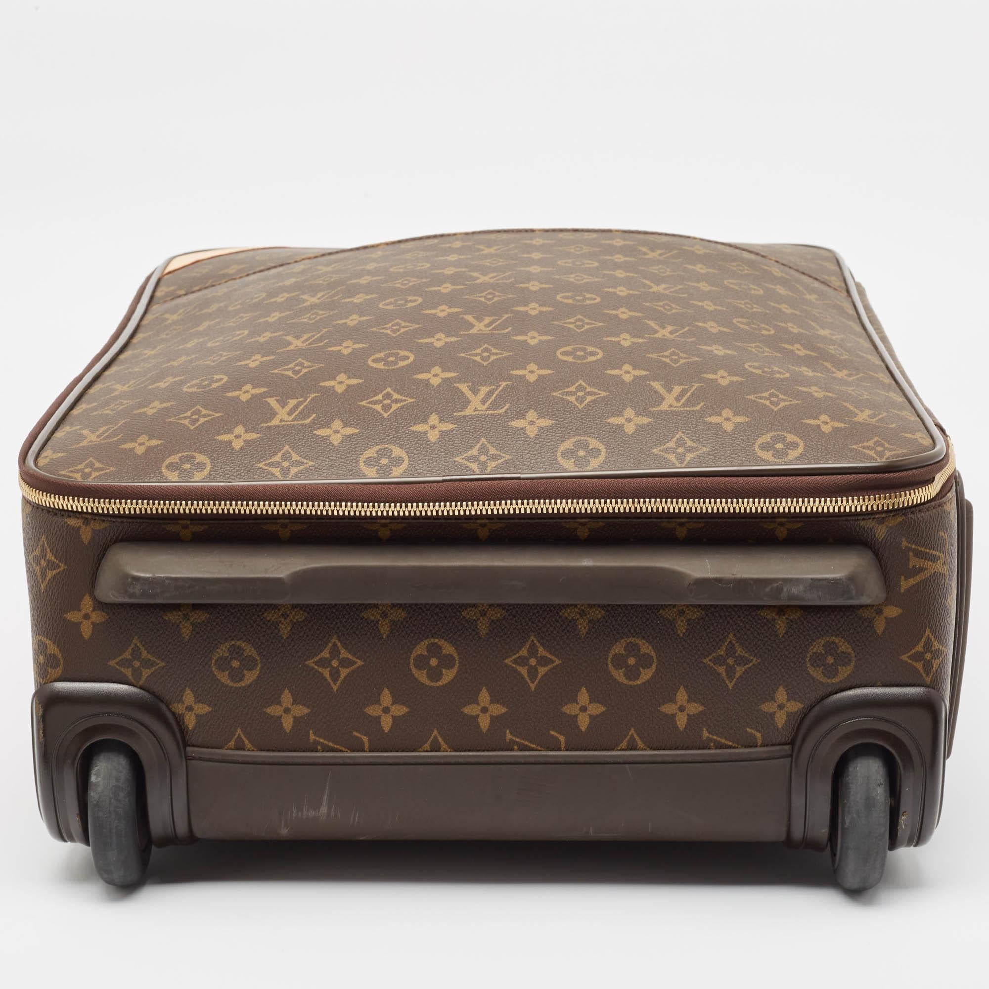 Louis Vuitton Monogram Canvas Business Pegase Legere 55 Luggage 4