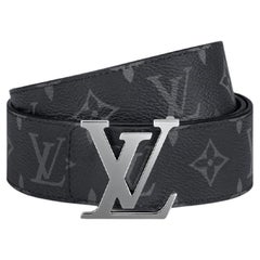 Louis Vuitton Monogram Canvas Calf Leather LV Initiales 40mm Reversible Belt