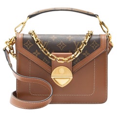 Louis Vuitton Monogram Canvas Calfskin Biface Shoulder Bag