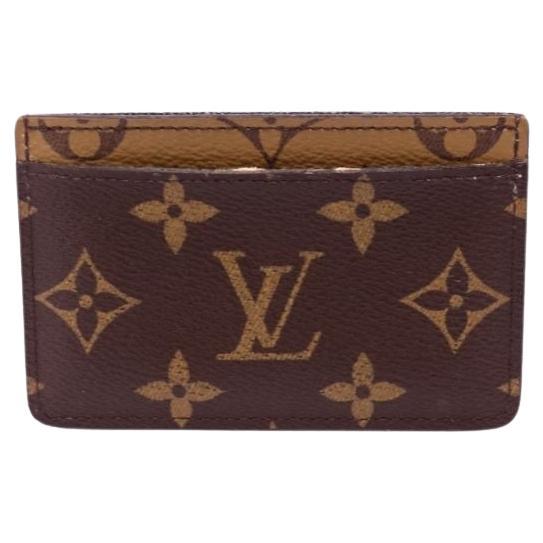 Louis Vuitton Monogram Canvas Card Holder in Brown