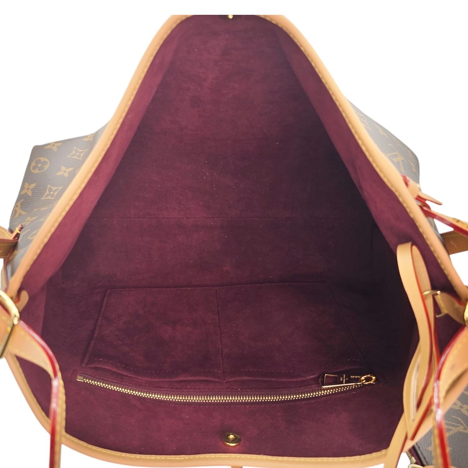 Women's Louis Vuitton Monogram Canvas CarryAll MM Hobo