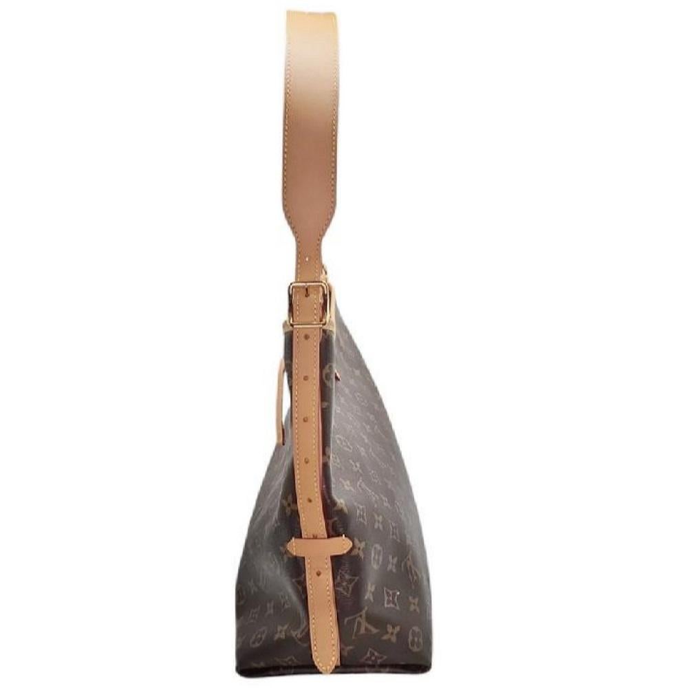 Louis Vuitton Monogram Canvas CarryAll MM Hobo 3