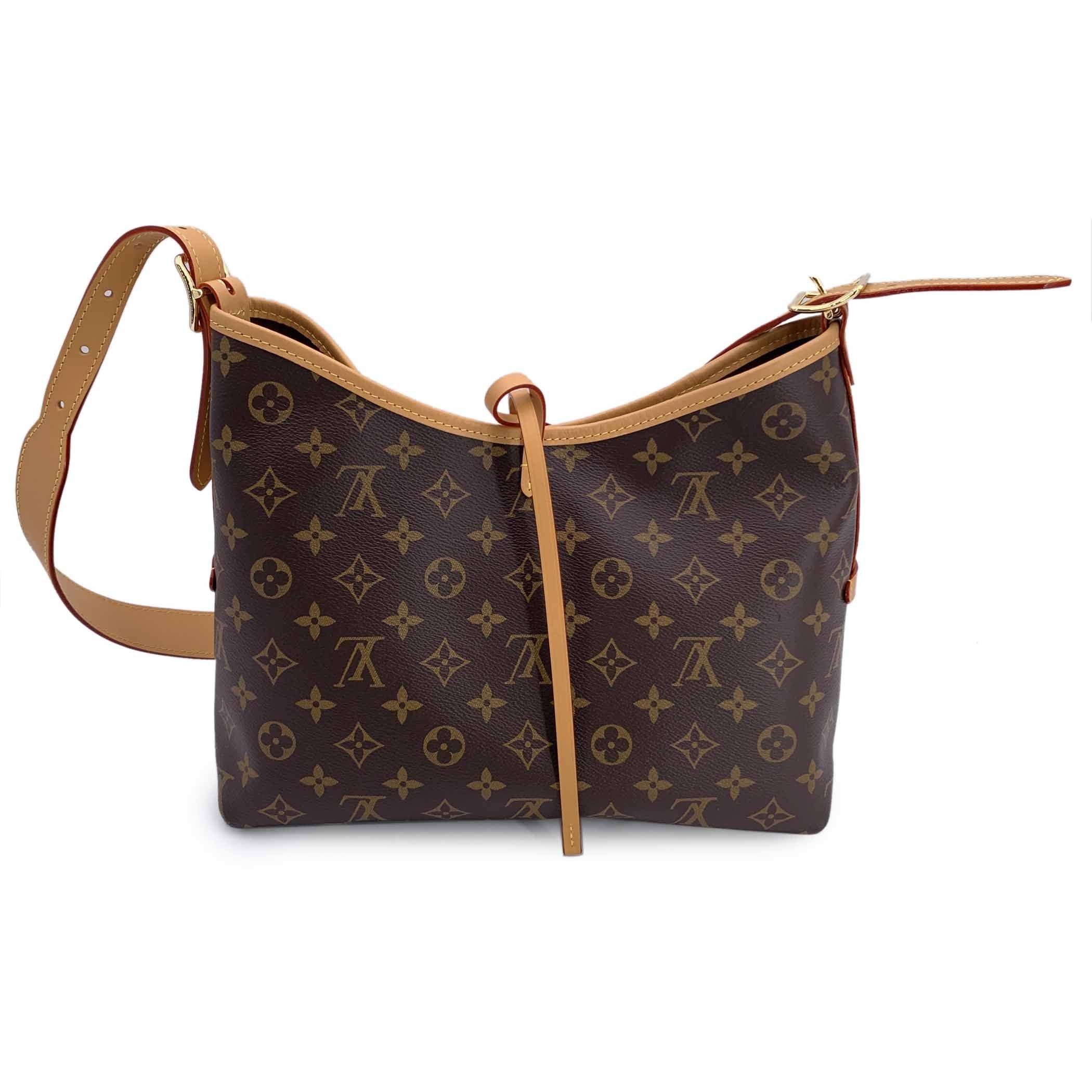 Black Louis Vuitton Monogram Canvas CarryAll PM Hobo Shoulder Bag