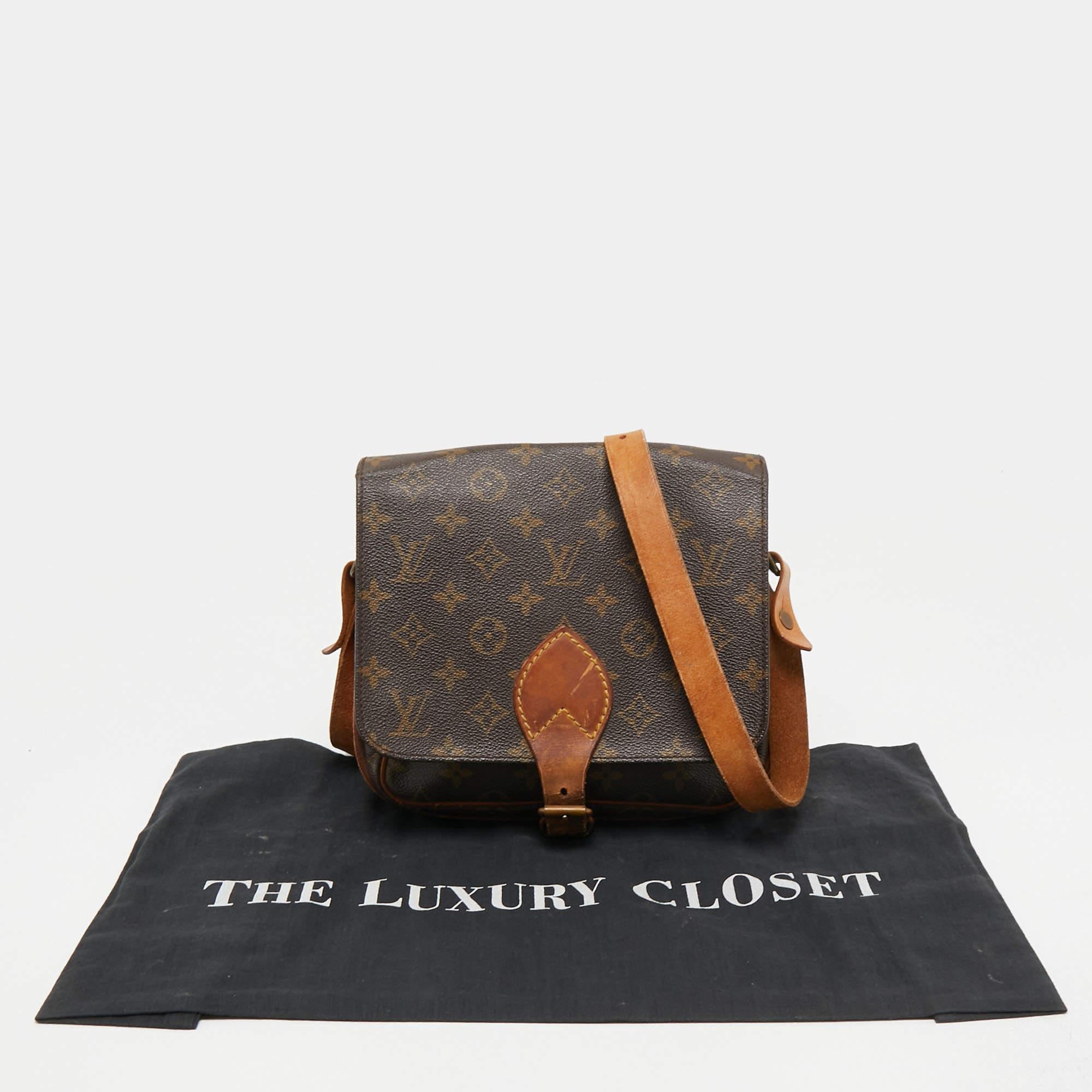 Louis Vuitton Monogram Canvas Cartouchiere MM Bag 12