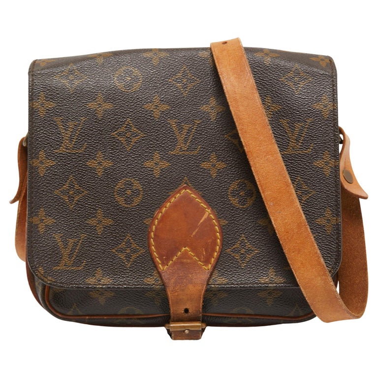 Louis Vuitton Monogram Canvas Cartouchiere MM Bag For Sale