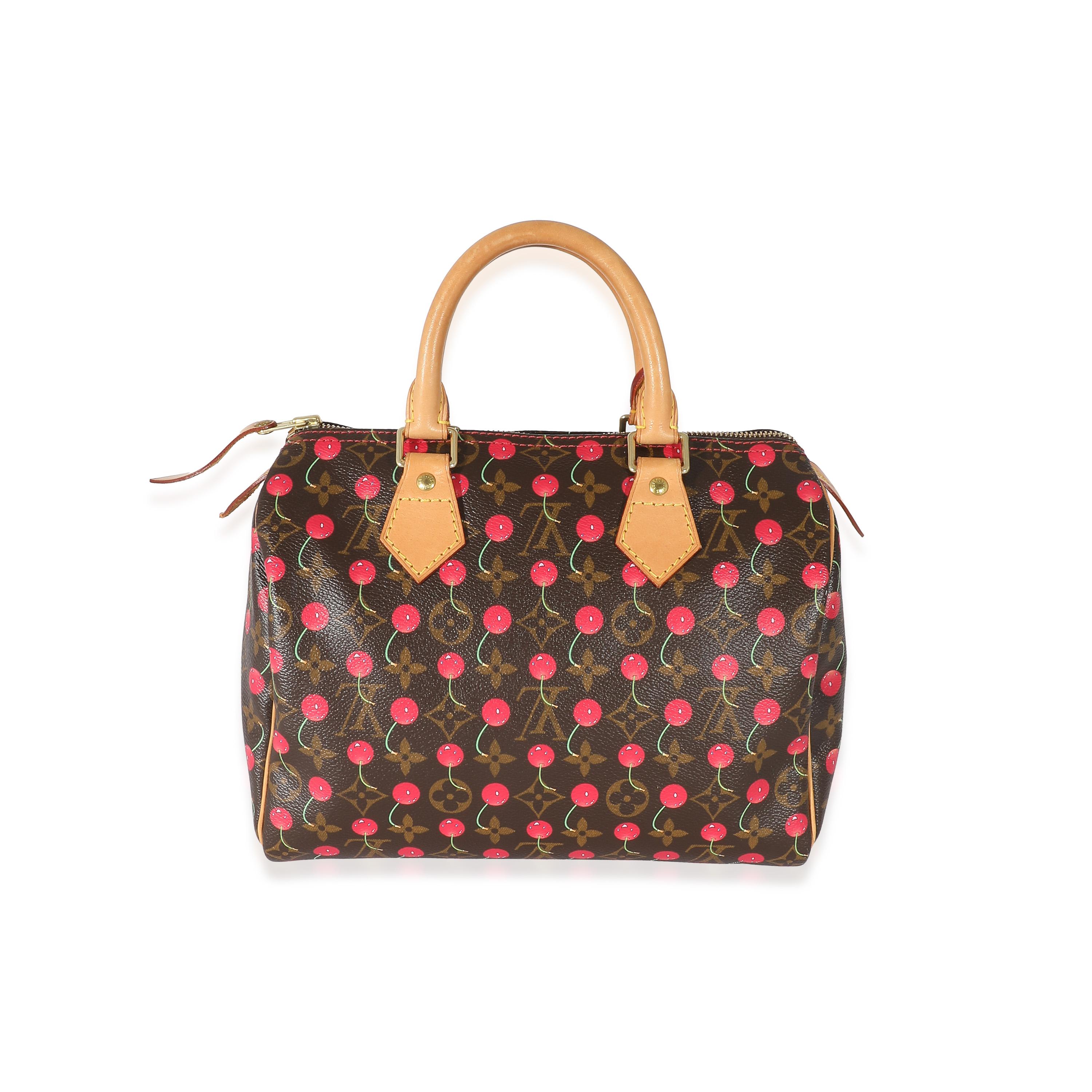 Listing Title: Louis Vuitton Monogram Canvas Cerise Speedy 25
SKU: 134165
Condition: Pre-owned 
Condition Description: Originally called the 'Express' bag, Louis Vuitton's Speedy bag is a style that has been around since 1930. The barrel-shaped bag