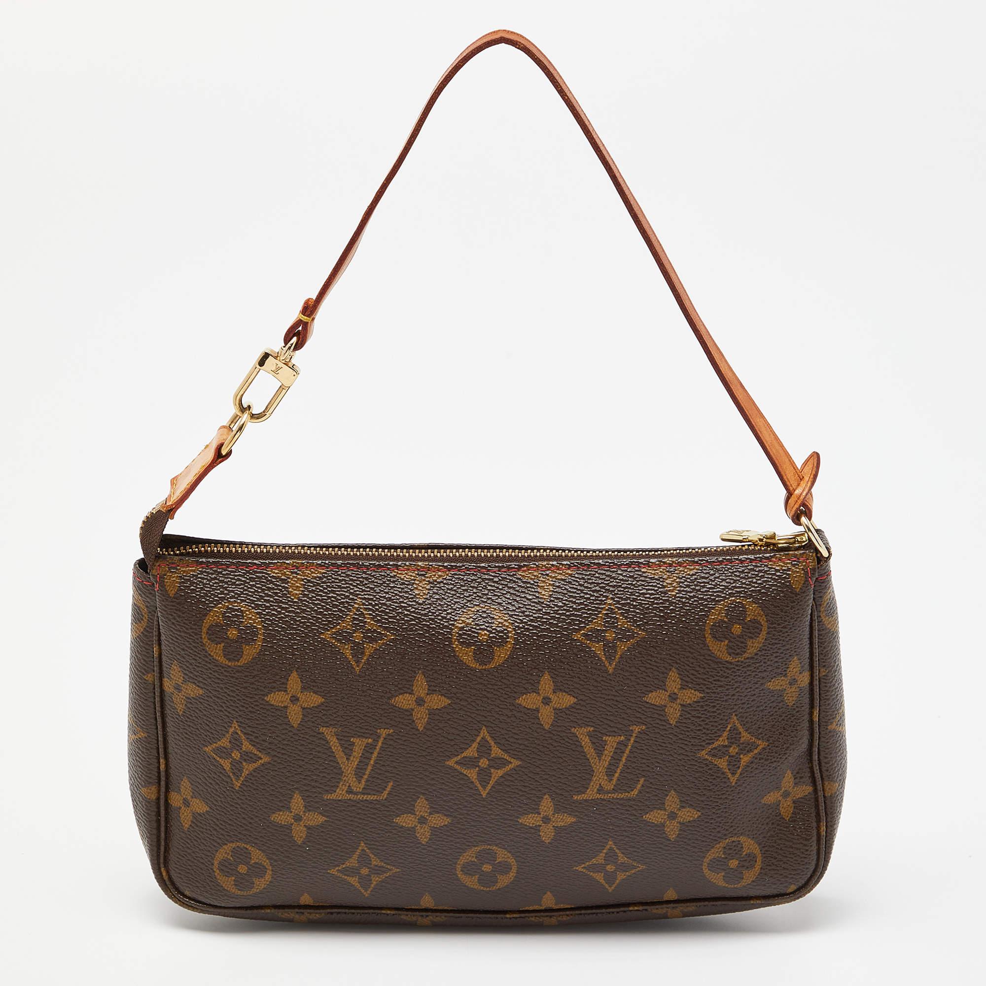 A classic handbag comes with the promise of enduring appeal, boosting your style time and again. This Louis Vuitton Cerises Print Accessories Pochette bag is one such creation. It’s a fine purchase.

