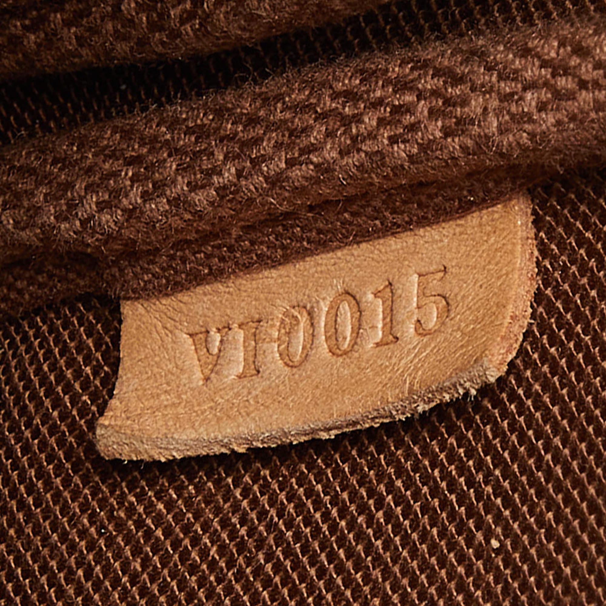 Brown Louis Vuitton Monogram Canvas Cerises Print Accessories Pochette Bag