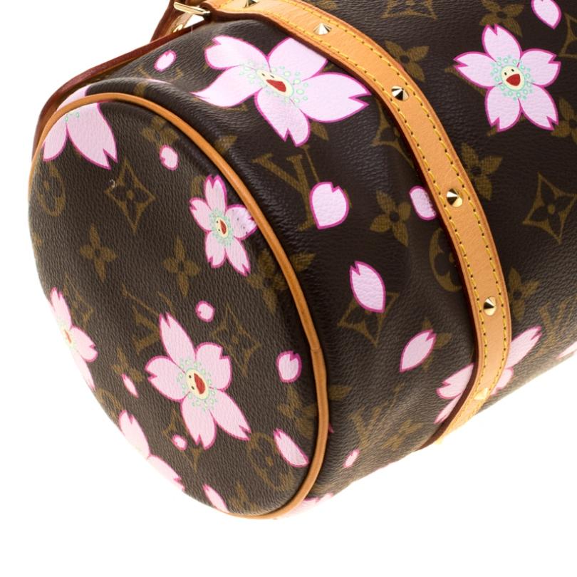 Louis Vuitton Monogram Canvas Cherry Blossom Papillon Bowling Bag 5