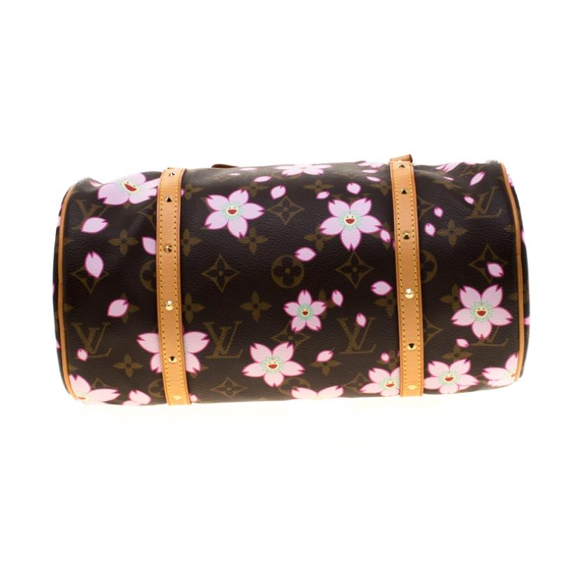 Louis Vuitton Monogram Canvas Cherry Blossom Papillon Bowling Bag 2