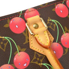 LOUIS VUITTON Monogram Canvas Cherry Shopper Carryall Travel Tote Bag